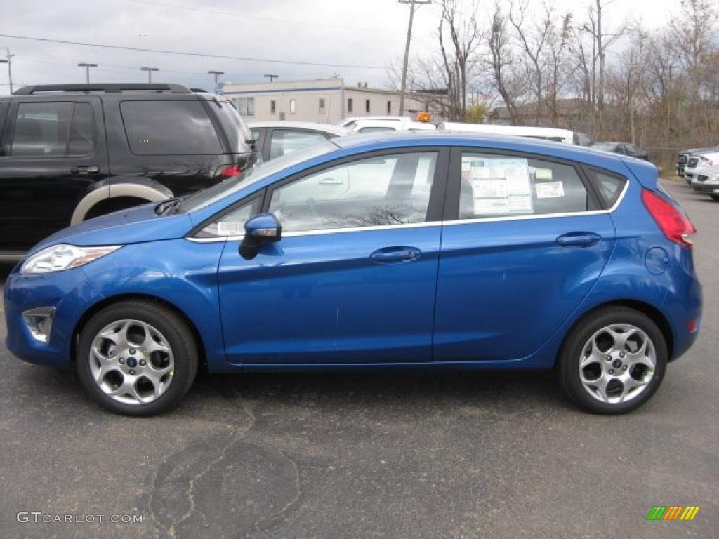 Blue Flame Metallic 2011 Ford Fiesta SES Hatchback Exterior Photo #38953506