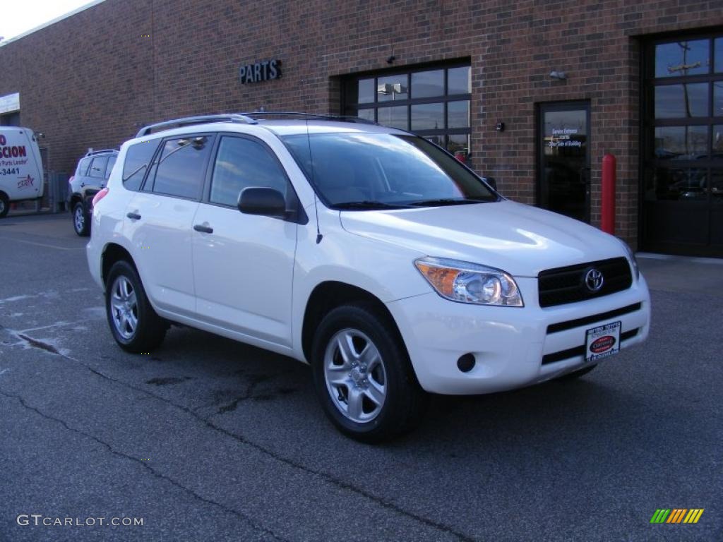 2008 RAV4 4WD - Super White / Taupe photo #1