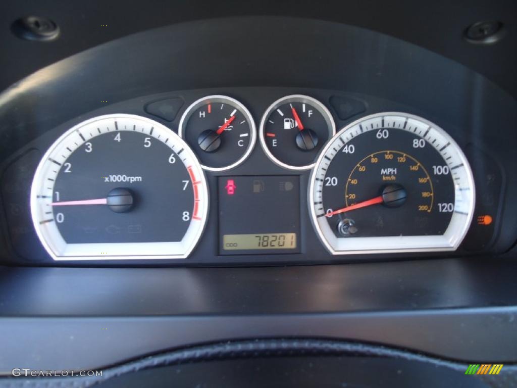 2007 Chevrolet Aveo LS Sedan Gauges Photo #38954050
