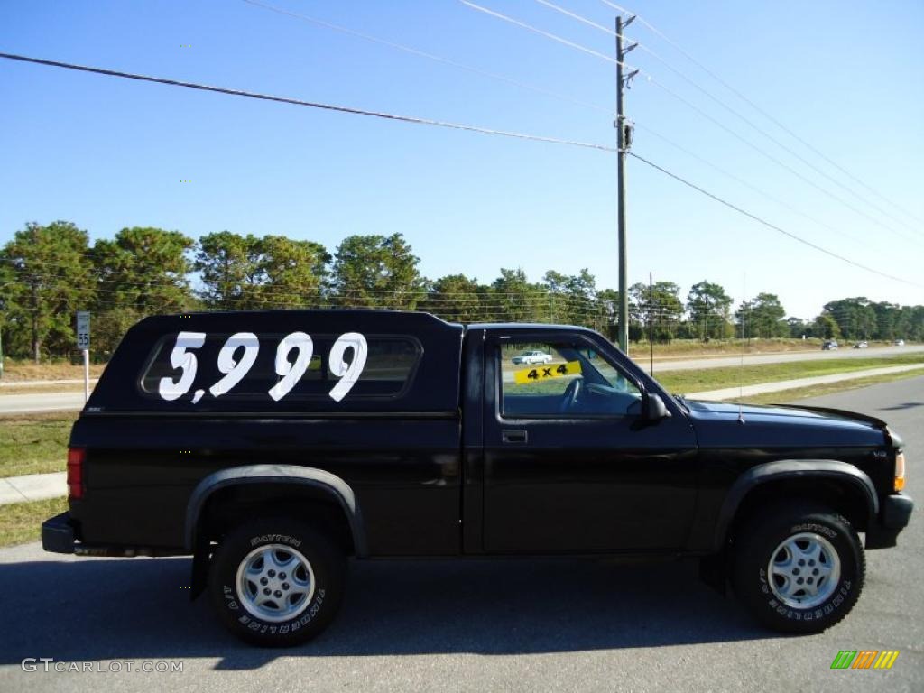 1994 Dakota Regular Cab - Black / Gray photo #9