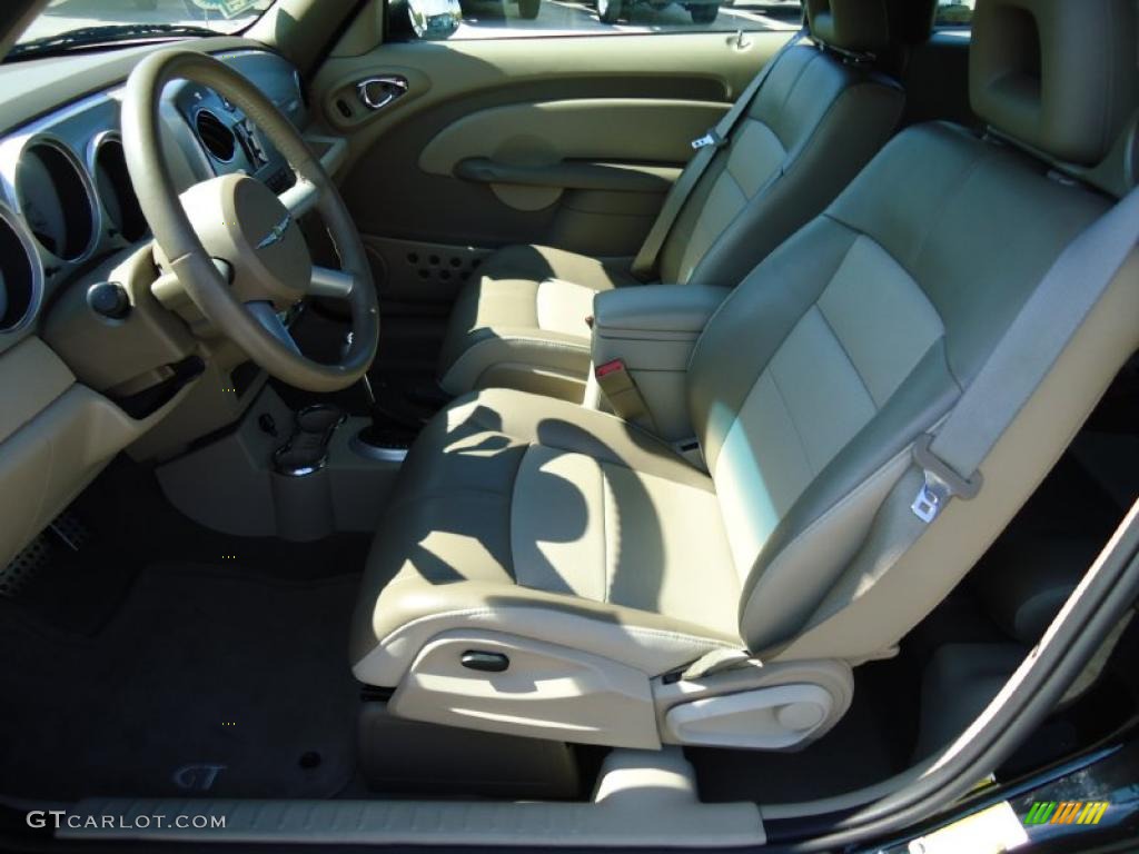 2006 PT Cruiser GT Convertible - Brilliant Black Crystal Pearl / Pastel Pebble Beige photo #4