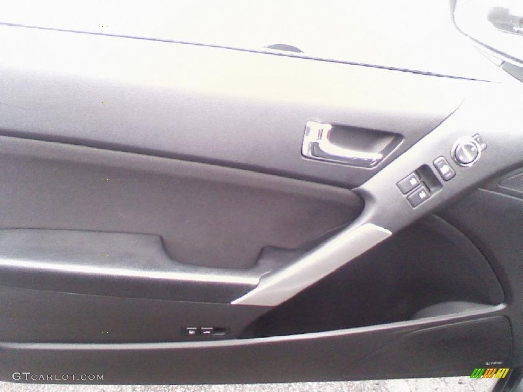 2010 Hyundai Genesis Coupe 2.0T Black Door Panel Photo #38955548