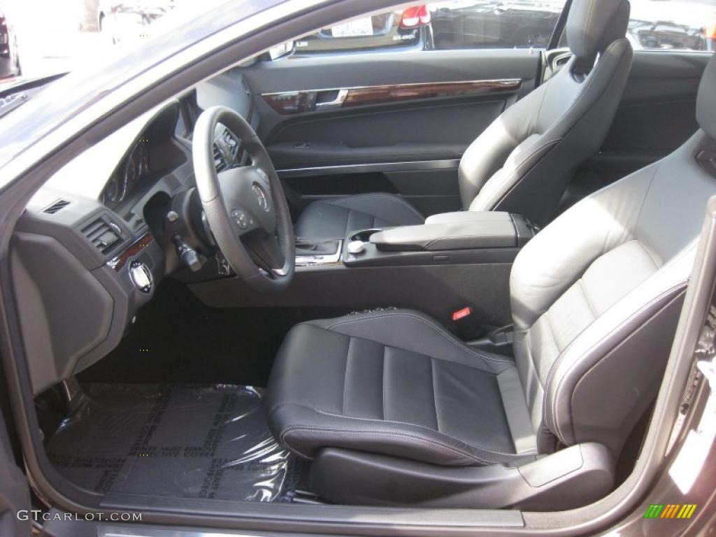 2010 E 350 Coupe - Obsidian Black Metallic / Black photo #20