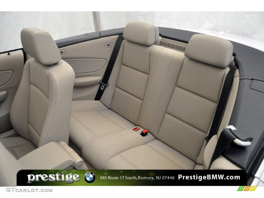 2008 1 Series 128i Convertible - Alpine White / Taupe photo #9
