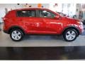 2011 Signal Red Kia Sportage LX  photo #7