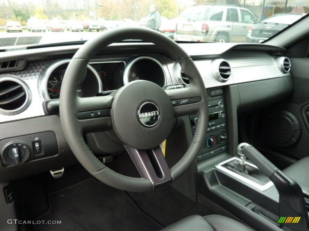 2008 Ford Mustang Bullitt Coupe Dark Charcoal Dashboard Photo #38958962