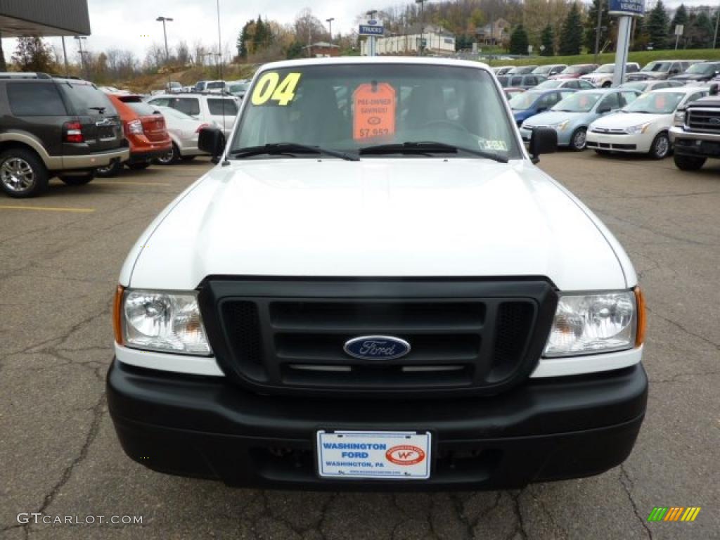 2004 Ranger XL Regular Cab - Oxford White / Flint Gray photo #7