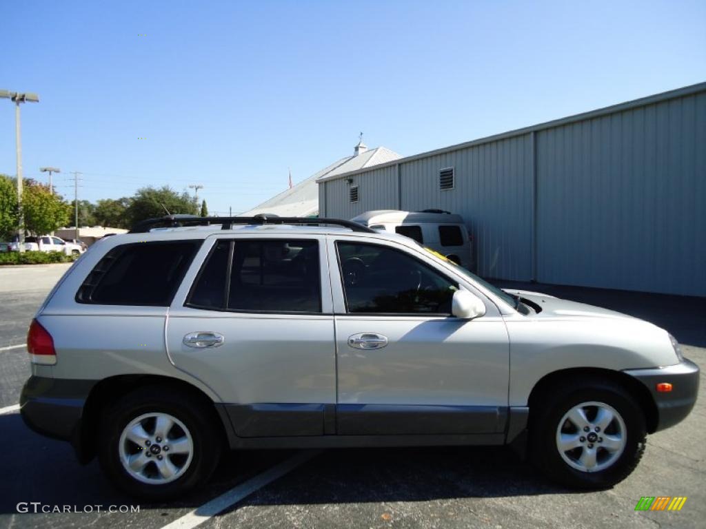 Smart Silver 2005 Hyundai Santa Fe LX 3.5 Exterior Photo #38959386