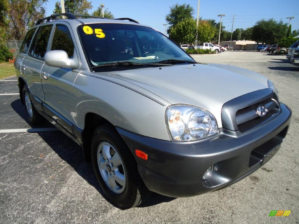 Smart Silver 2005 Hyundai Santa Fe LX 3.5 Exterior Photo #38959402