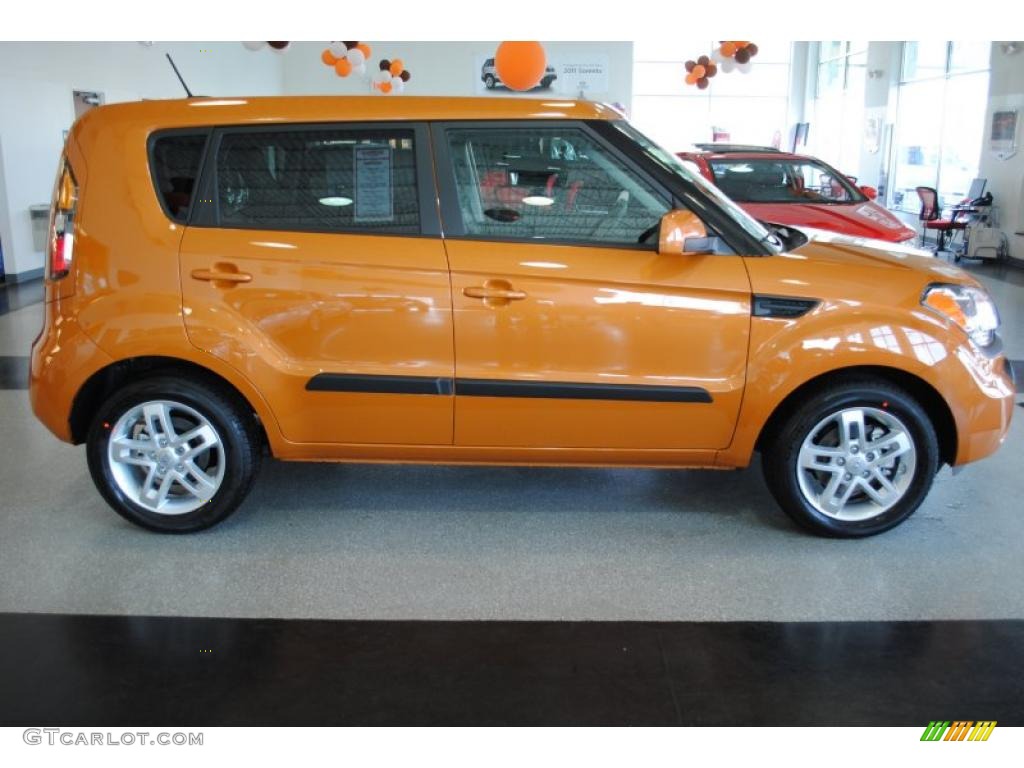 Ignition Orange 2011 Kia Soul + Exterior Photo #38959514