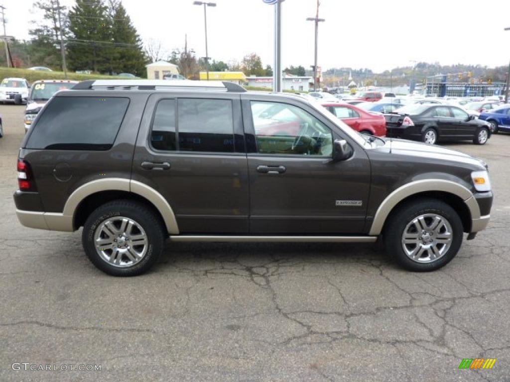 2007 Explorer Eddie Bauer 4x4 - Dark Stone Metallic / Camel photo #5