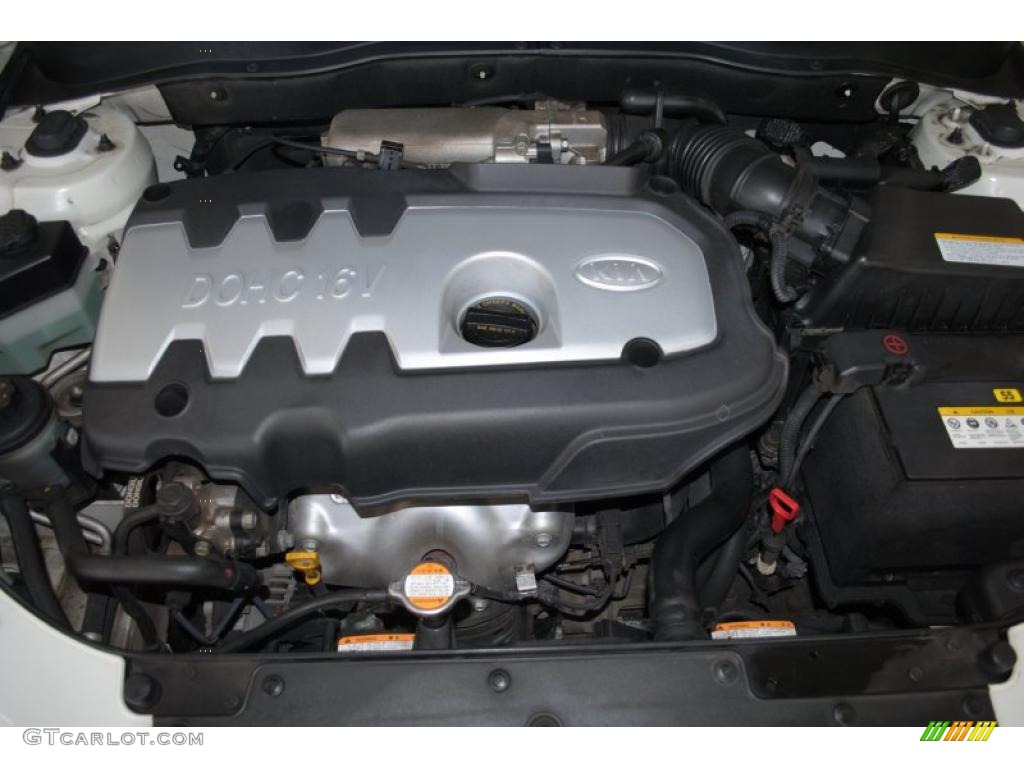 2006 Kia Rio LX Sedan 1.6 Liter DOHC 16-Valve VVT 4 Cylinder Engine Photo #38961126