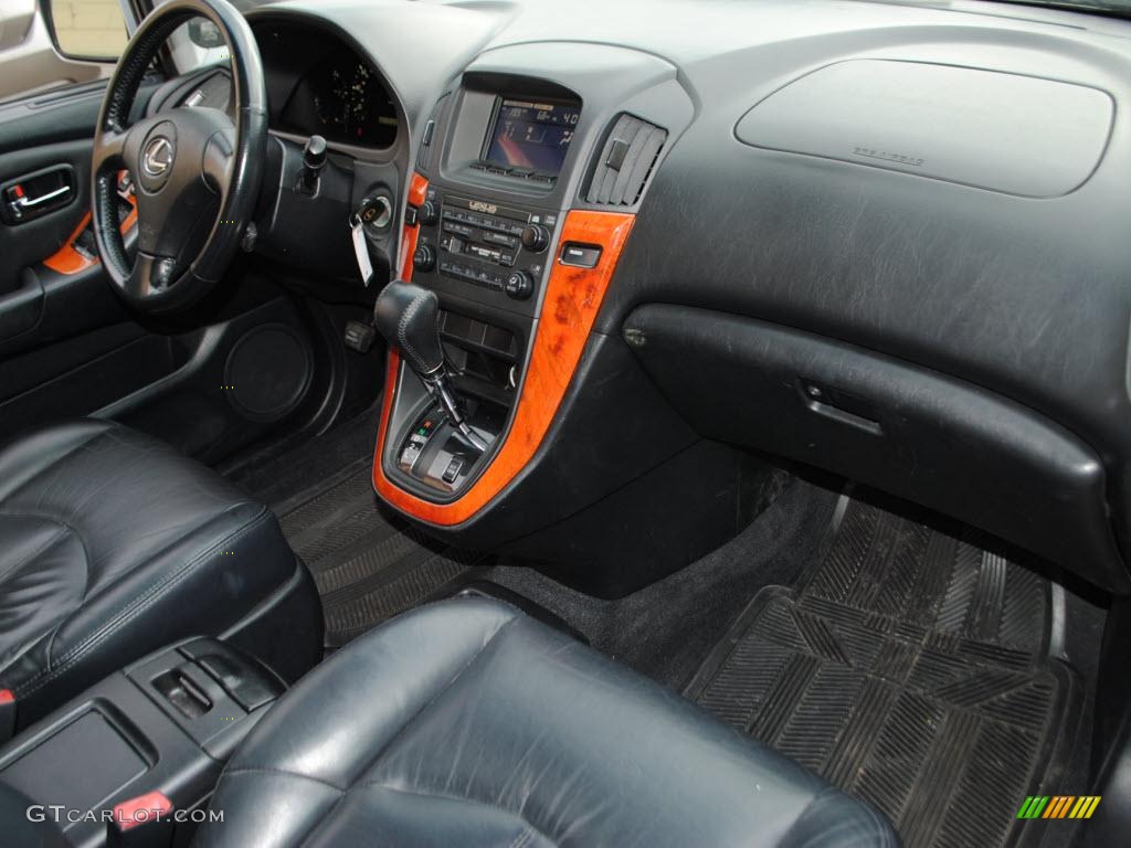 2001 RX 300 AWD - Blue Vapor Metallic / Black photo #12