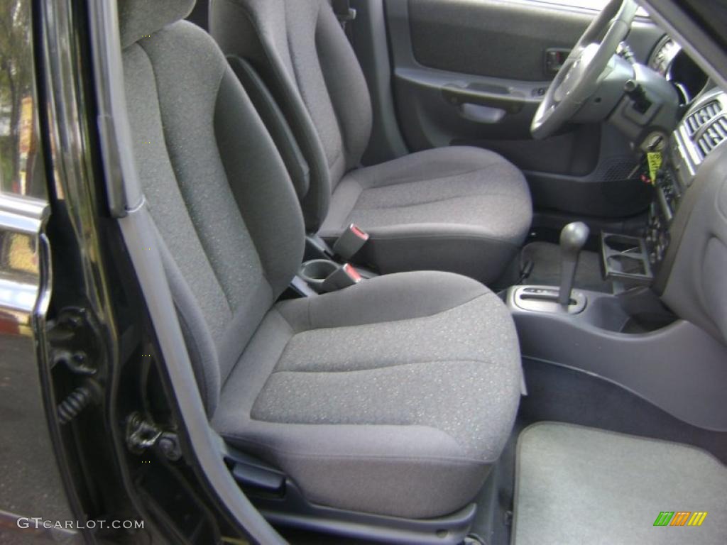 Gray Interior 2002 Hyundai Accent GL Sedan Photo #38961654