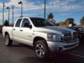 2008 Bright Silver Metallic Dodge Ram 1500 Big Horn Edition Quad Cab 4x4  photo #2