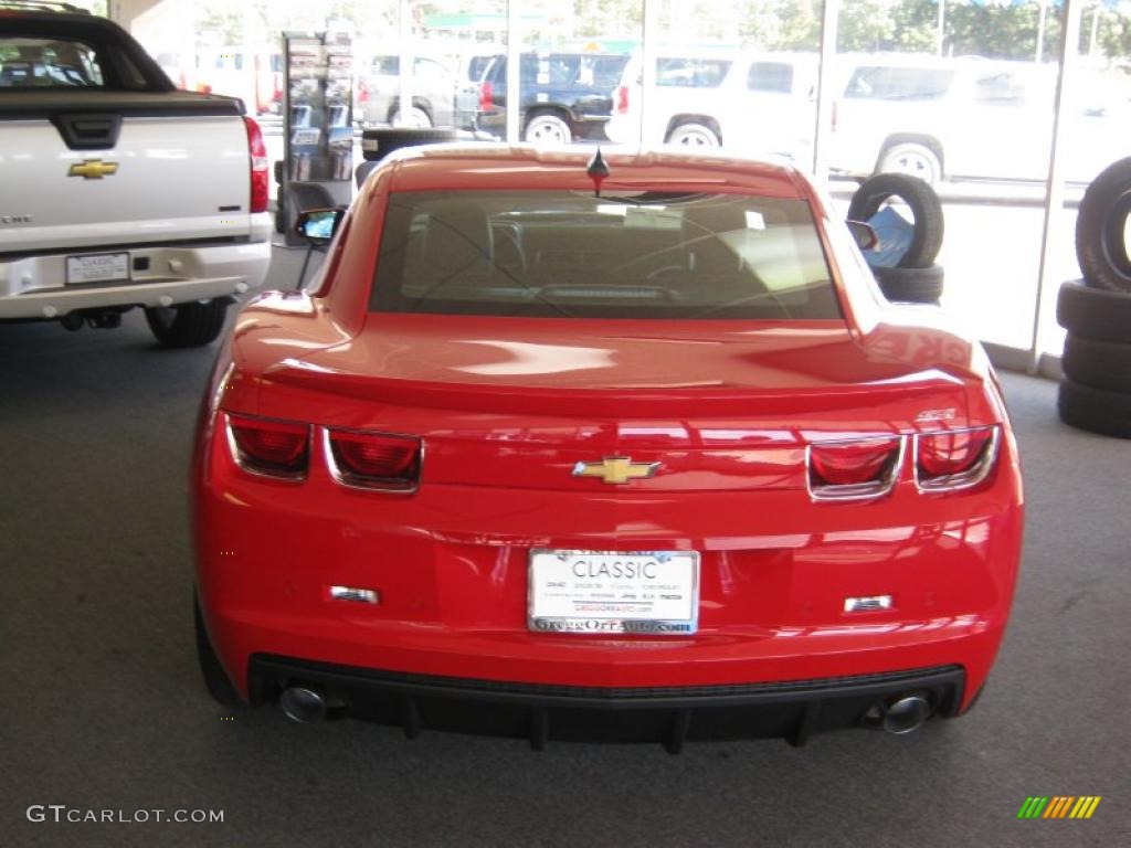 2011 Camaro SS/RS Coupe - Victory Red / Black photo #2