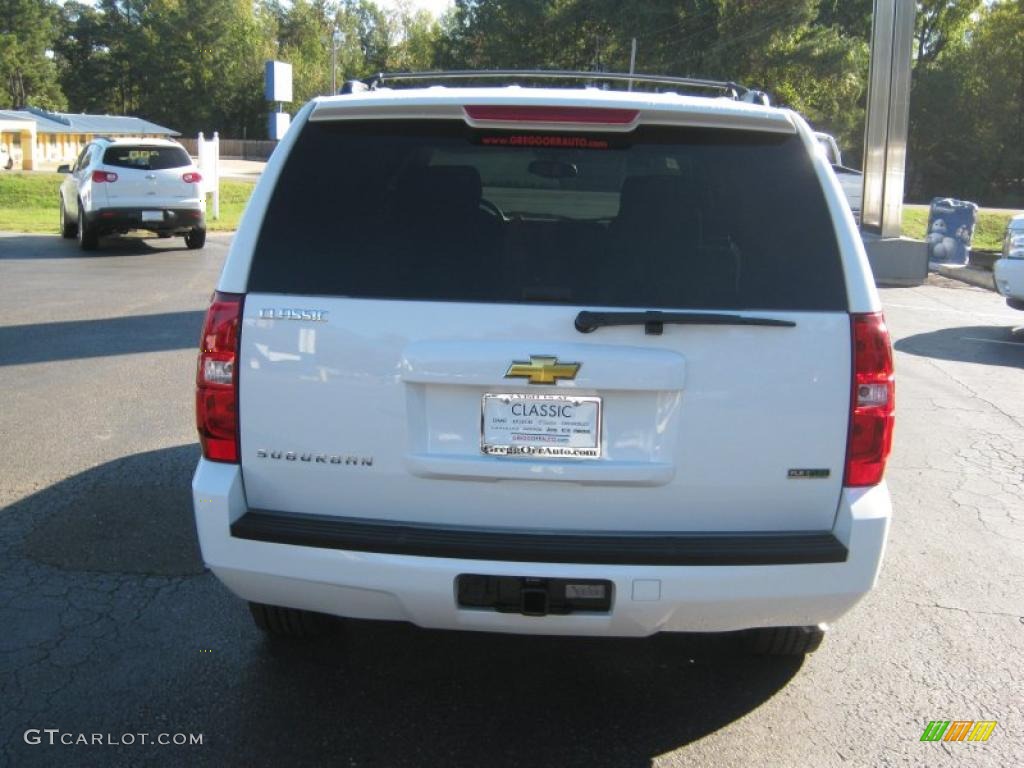 2011 Suburban LS - Summit White / Ebony photo #4