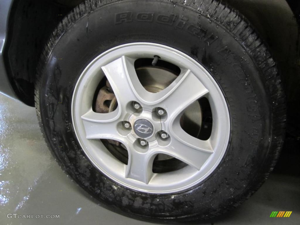 2001 Hyundai Santa Fe LX V6 4WD Wheel Photo #38963574