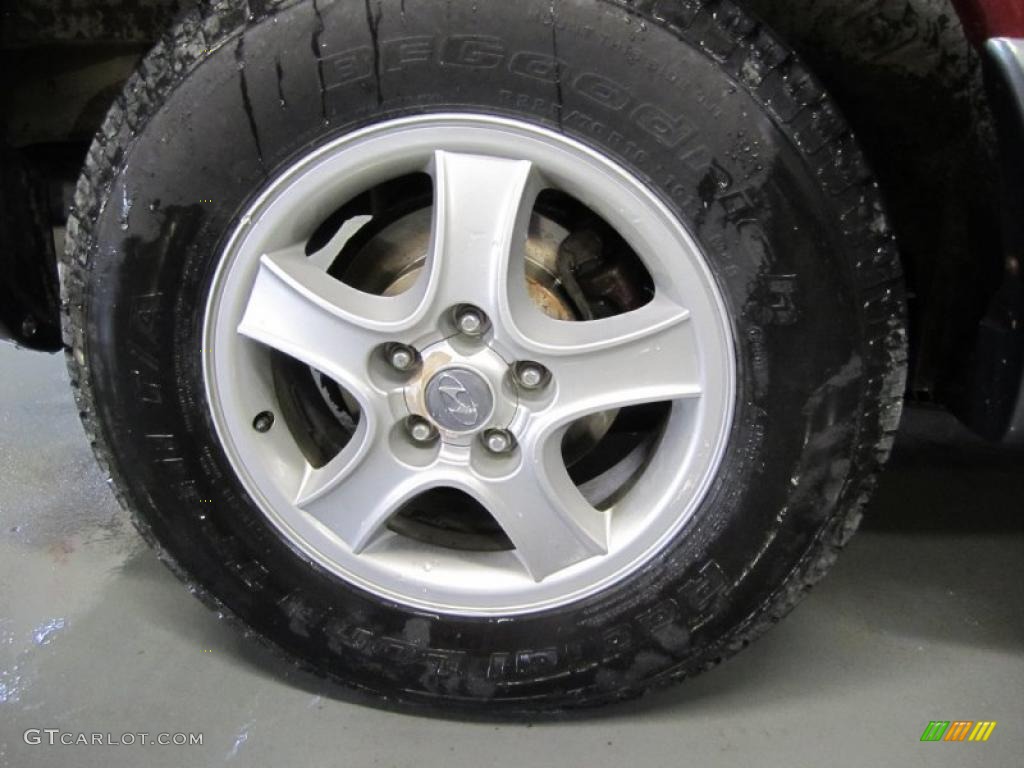 2001 Hyundai Santa Fe LX V6 4WD Wheel Photo #38963714