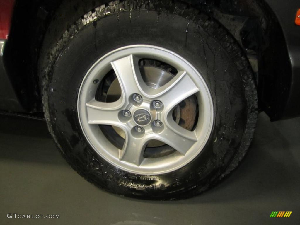 2001 Hyundai Santa Fe LX V6 4WD Wheel Photo #38963730