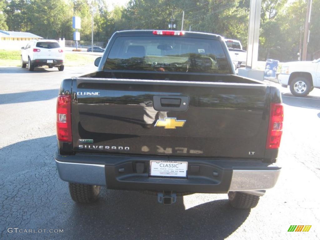 2011 Silverado 1500 LT Extended Cab 4x4 - Black / Ebony photo #4