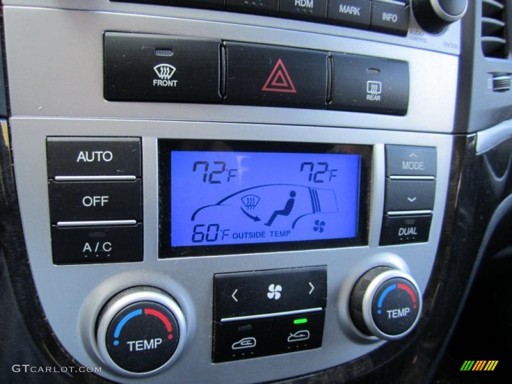2008 Hyundai Santa Fe Limited 4WD Controls Photo #38964466