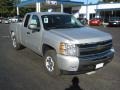 2011 Sheer Silver Metallic Chevrolet Silverado 1500 LT Extended Cab  photo #7