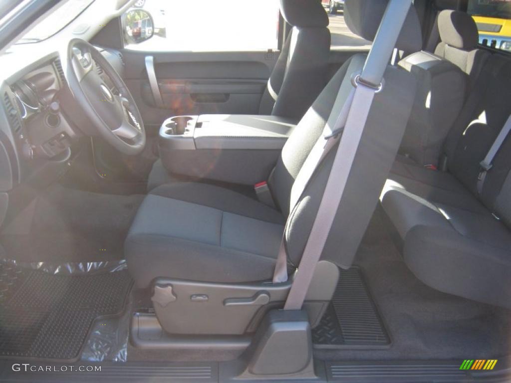 2011 Silverado 1500 LT Extended Cab - Sheer Silver Metallic / Ebony photo #13
