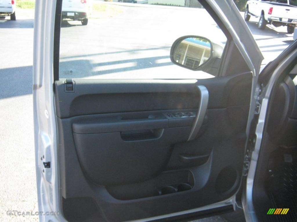 2011 Silverado 1500 LT Extended Cab - Sheer Silver Metallic / Ebony photo #16