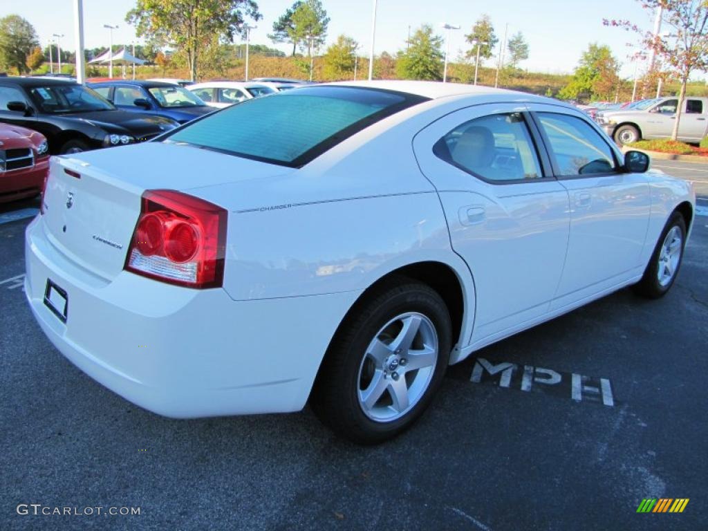 2010 Charger SE - Stone White / Dark Slate Gray photo #3