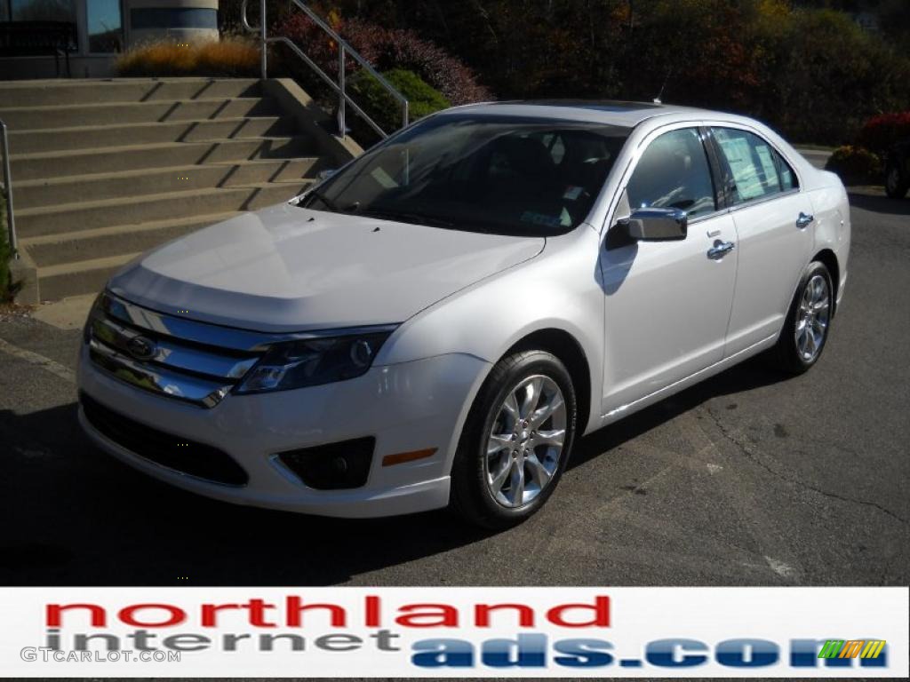 2011 Fusion SEL V6 - White Suede / Ginger Leather photo #2