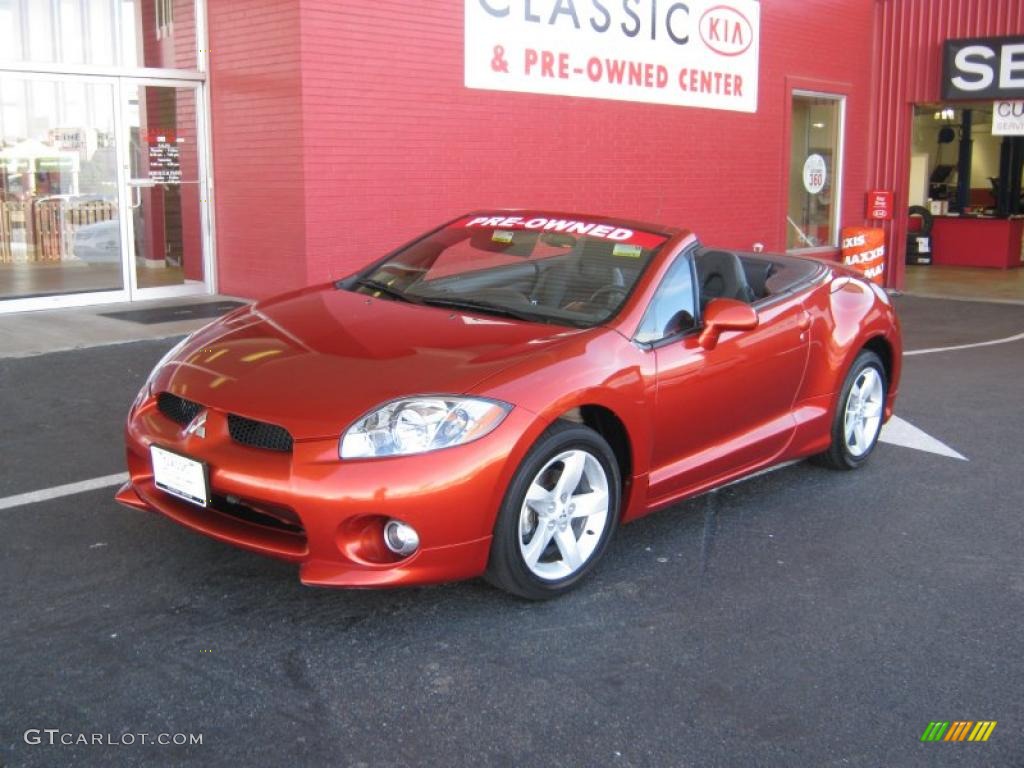 Sunset Pearlescent 2007 Mitsubishi Eclipse Spyder GS Exterior Photo #38969661