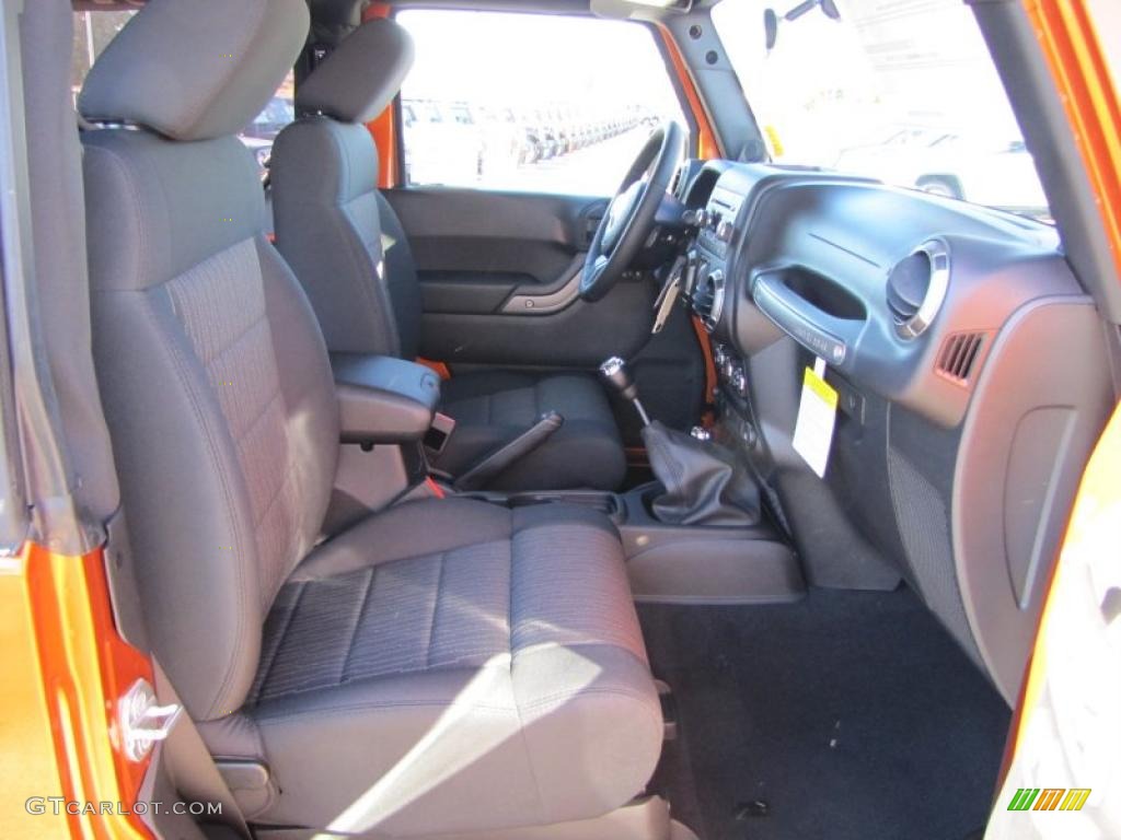 2011 Wrangler Sport S 4x4 - Mango Tango Pearl / Black photo #9