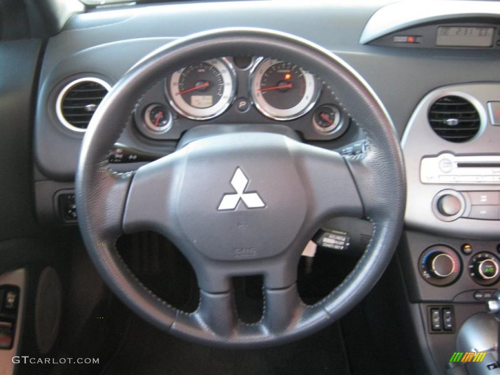 2007 Mitsubishi Eclipse Spyder GS Dark Charcoal Steering Wheel Photo #38969821