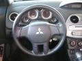 Dark Charcoal 2007 Mitsubishi Eclipse Spyder GS Steering Wheel