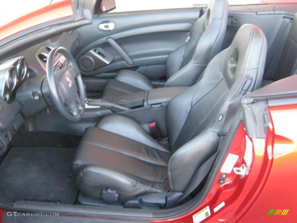 Dark Charcoal Interior 2007 Mitsubishi Eclipse Spyder GS Photo #38969873