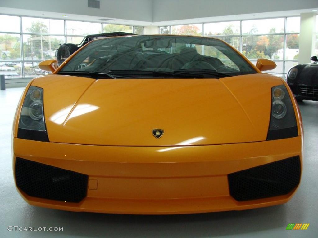 Arancio Borealis (Orange) 2008 Lamborghini Gallardo Spyder E-Gear Exterior Photo #38969981