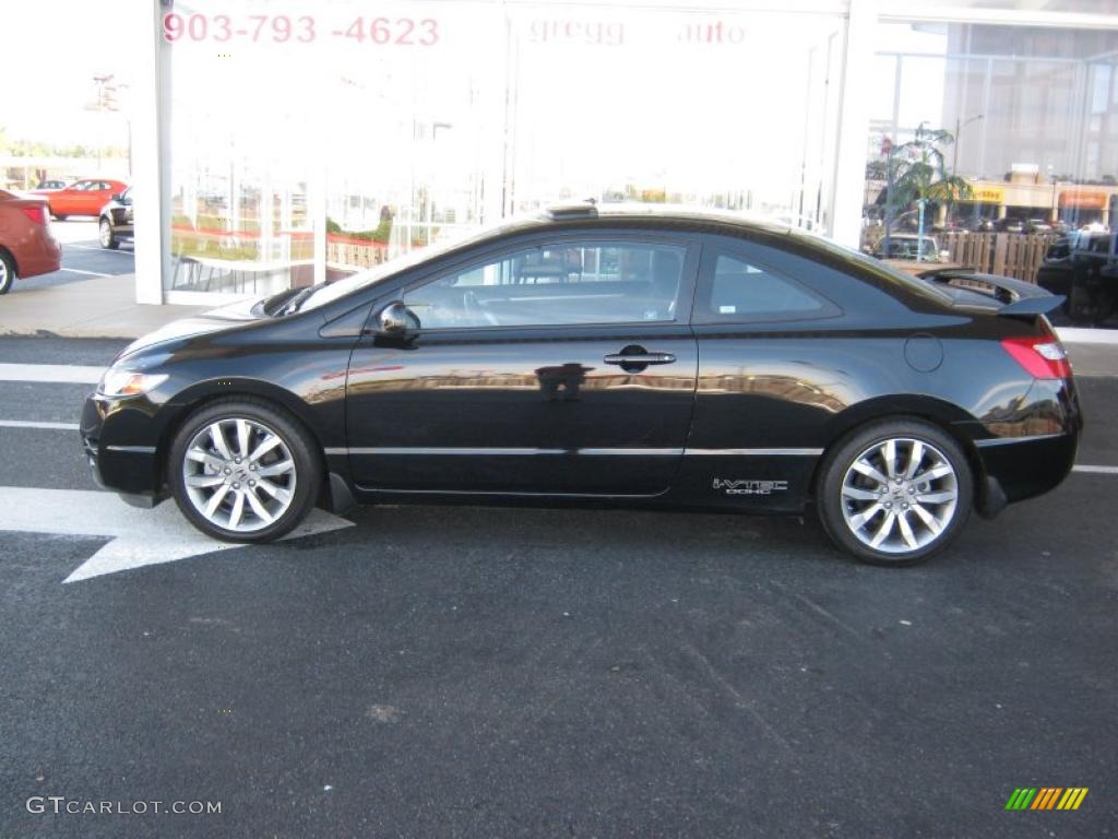 2009 Black honda civic coupe #5