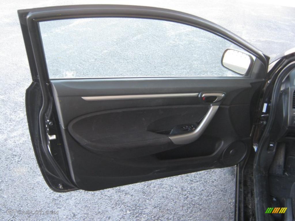 2009 Honda Civic Si Coupe Black Door Panel Photo #38971016