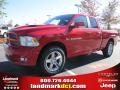 2011 Flame Red Dodge Ram 1500 Sport Quad Cab  photo #1