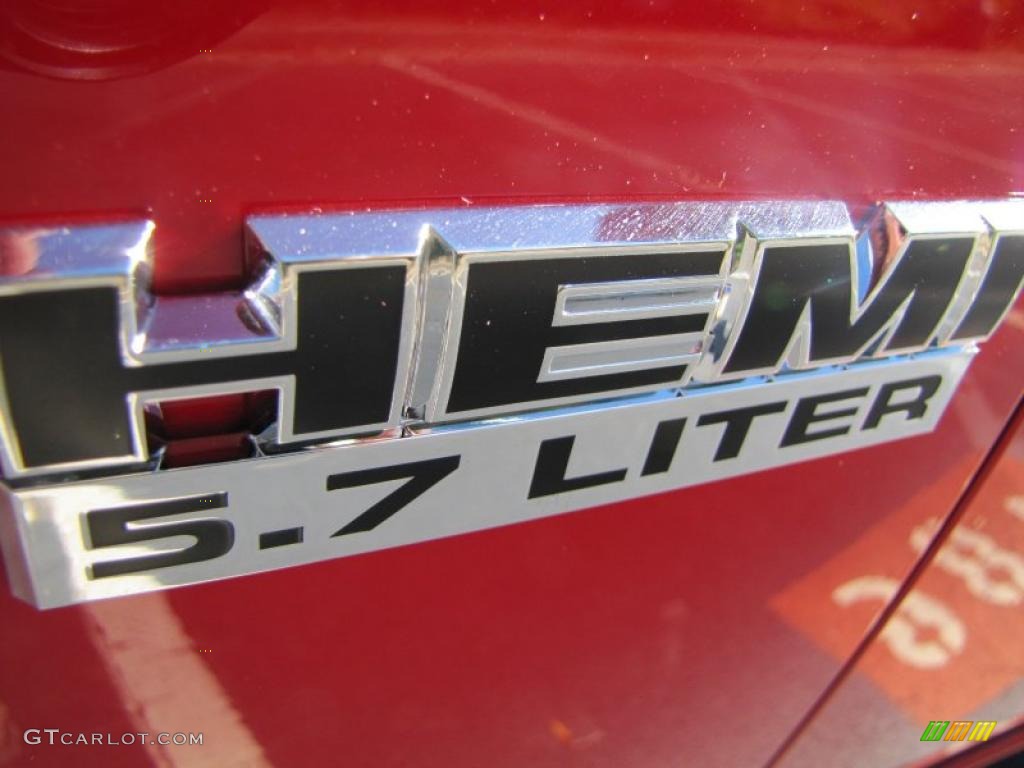 2011 Ram 1500 Sport Quad Cab - Flame Red / Dark Slate Gray/Medium Graystone photo #6