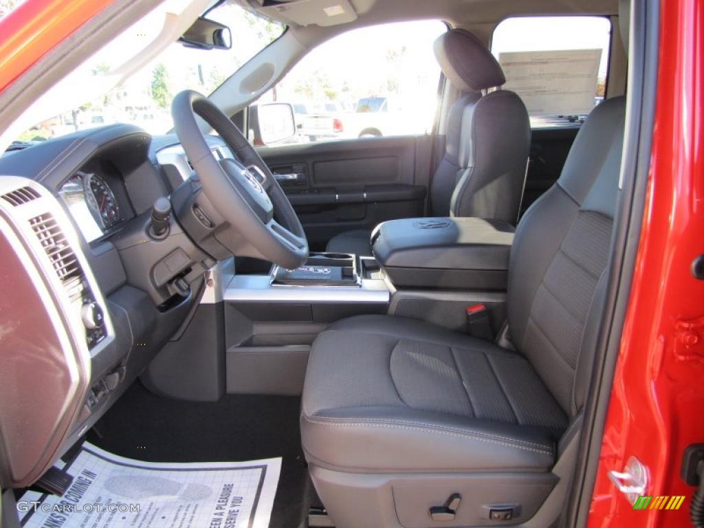 2011 Ram 1500 Sport Quad Cab - Flame Red / Dark Slate Gray/Medium Graystone photo #7