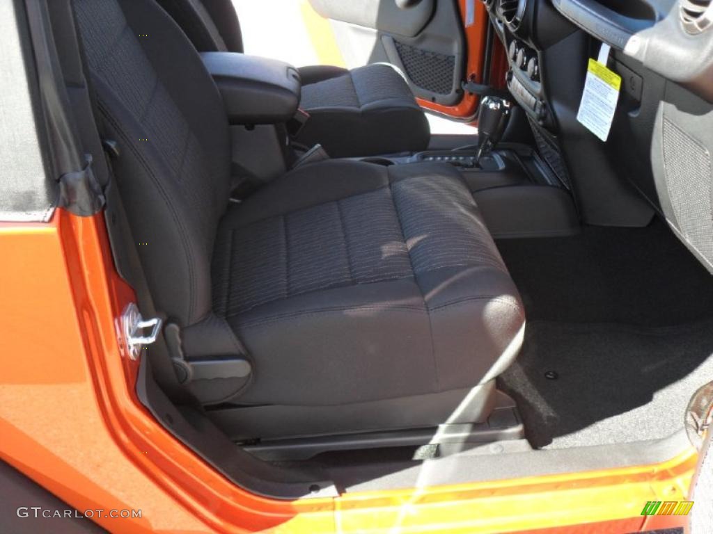 2011 Wrangler Sport S 4x4 - Mango Tango Pearl / Black photo #19