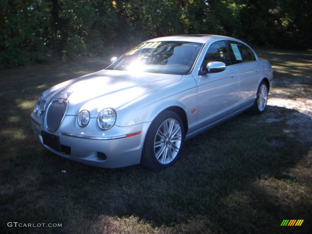 Liquid Silver Metallic 2008 Jaguar S-Type 3.0 Exterior Photo #38972848