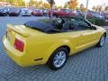 2006 Screaming Yellow Ford Mustang V6 Deluxe Convertible  photo #5