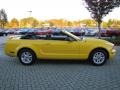 2006 Screaming Yellow Ford Mustang V6 Deluxe Convertible  photo #6