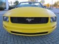 2006 Screaming Yellow Ford Mustang V6 Deluxe Convertible  photo #8