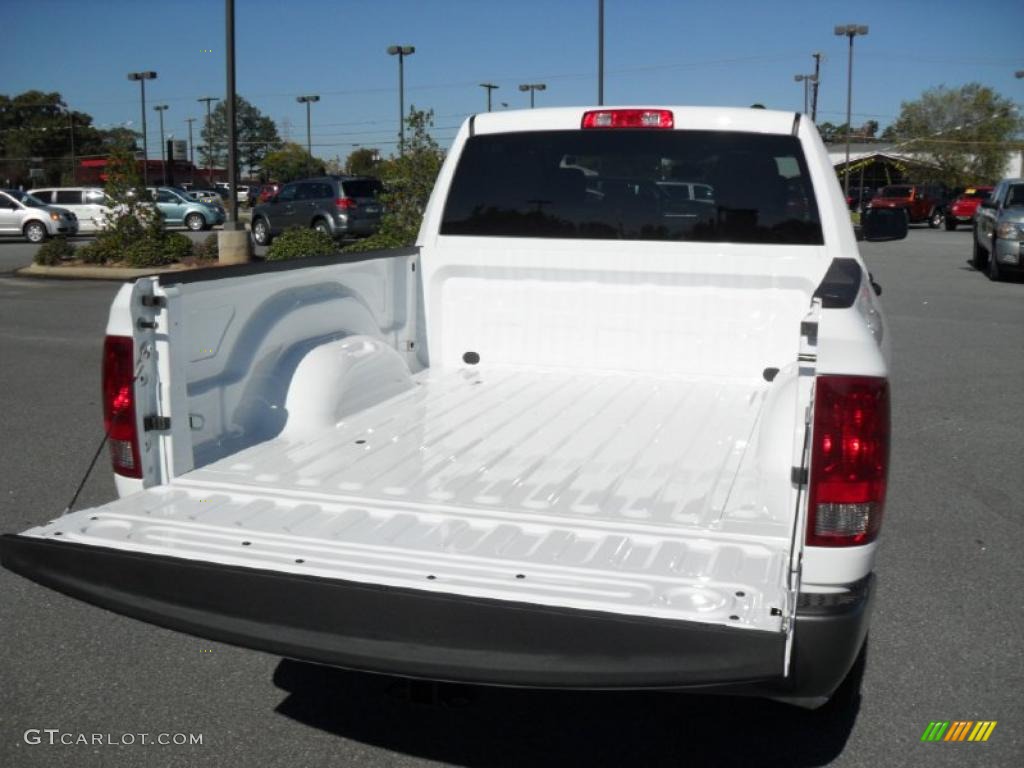 2011 Ram 1500 ST Quad Cab - Bright White / Dark Slate Gray/Medium Graystone photo #4