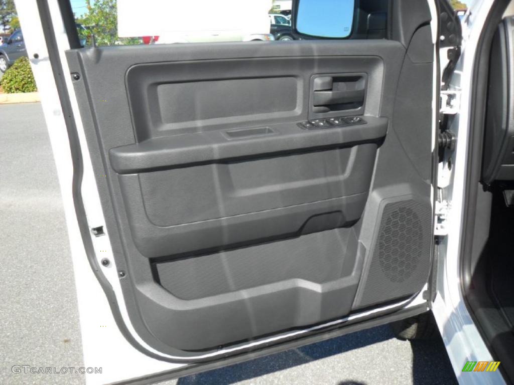 2011 Dodge Ram 1500 ST Quad Cab Dark Slate Gray/Medium Graystone Door Panel Photo #38973376