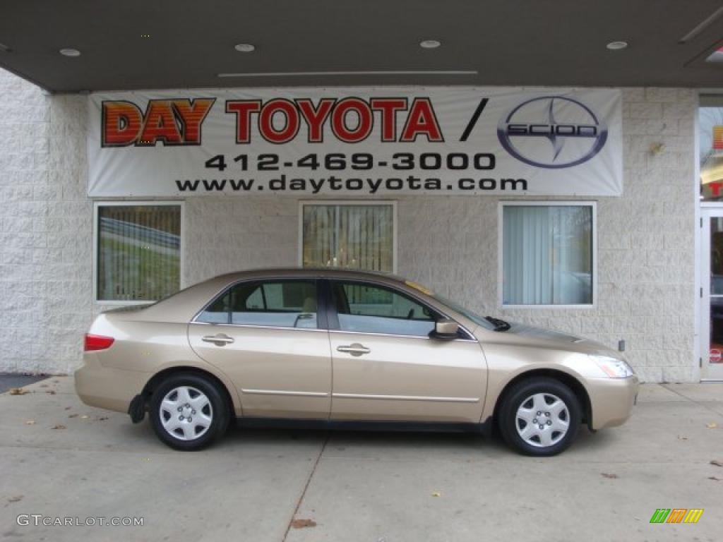 2005 Accord LX Sedan - Desert Mist Metallic / Gray photo #1